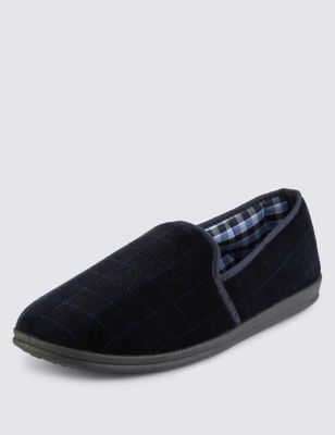 Window Pane Checked Slippers with Thinsulate&trade;